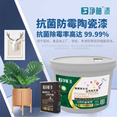 臣工凈柚漆P1工程系列凈美抗菌陶瓷漆內墻漆雙組份釉面漆功能涂料
