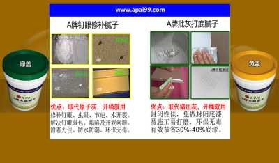 水性木器膩子 填平木紋缺陷 滿批刮灰封閉基材