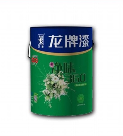 北新建材龍牌漆凈味360高級啞光乳膠漆（5L） 無毒無味 即刷記住
