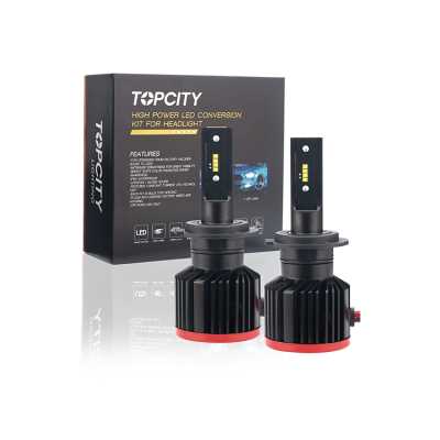 躍增熱銷Topcity汽車LED大燈日行燈H7