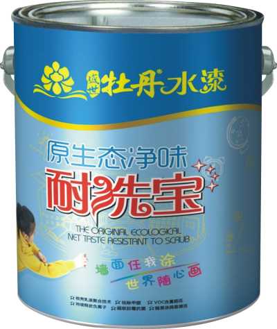 牡丹水漆—原生態凈味耐洗寶