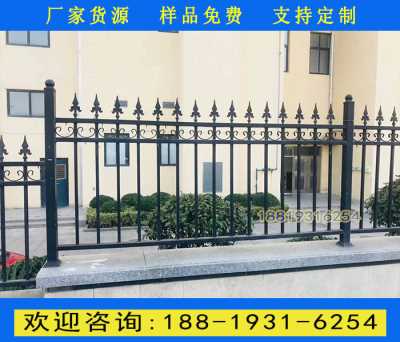 番禺學校鋅鋼圍墻圍欄價格 醫院鐵藝防爬欄桿 室外圍墻柵欄廠