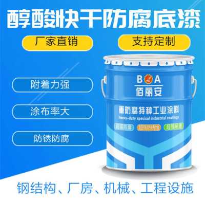 山東佰麗安醇酸快干防腐涂料防銹打底漆