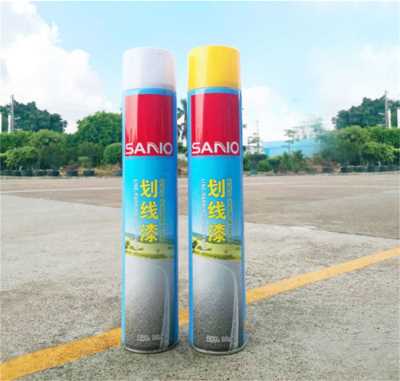 三和馬路劃線漆自噴漆防銹油漆白色黃色線路標記漆信號漆場地劃線