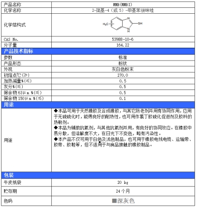防老劑MMB(MMBI)