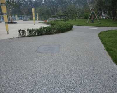 聊城彩色陶瓷顆粒防滑路面施工東營MMA陶瓷顆粒防滑路面施工