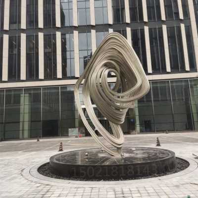 商丘商業(yè)廣場龍卷風(fēng)雕塑 耐候鋼擺件