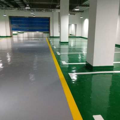 山東環氧樹脂防水劃線地板漆 車間水泥地面漆施工