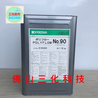 代理日本共榮社POLYFLOW NO.90/NO.95/NO.99烤漆防縮孔非硅流平劑