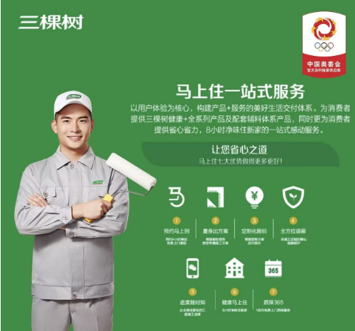 三棵樹“馬上住”拯救他們家的糟心墻面，一站式換新再升級(jí) 涂料在線,coatingol.com