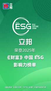 立邦連續兩年榮登2025《財富》中國ESG影響力榜單  